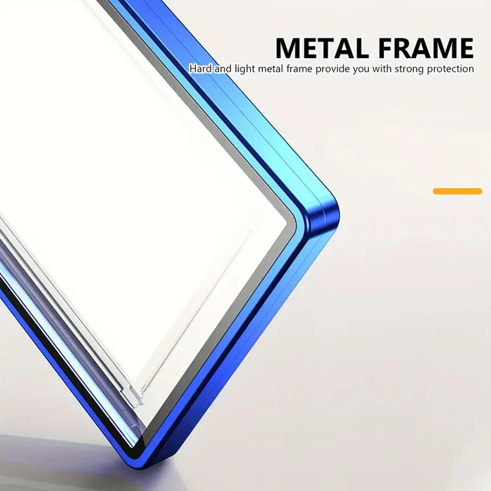 Protector De Tarjetas Graduadas Con Marco Metálico Y Cristal De Aluminio, Cierre Magnético, Antiarañazos Y UV, Para PSA/CGC, Color Dorado