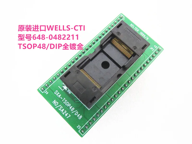 

NO/SA247SXA-TSOP48/DIP IC testing seat Test Socket test bench