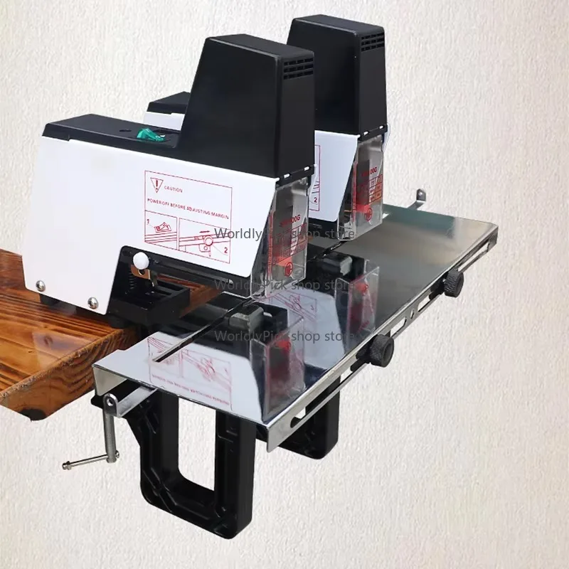 Double Head Electric Saddle Stapler Metal Flat Stapler