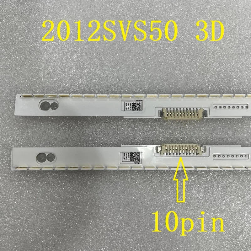 New Kit 2pcs 76LED LED Backlight Strip For Samsung UA50ES5500 UN50ES6420 SLED_2012SVS50_7032NNB_3D_L76/R76