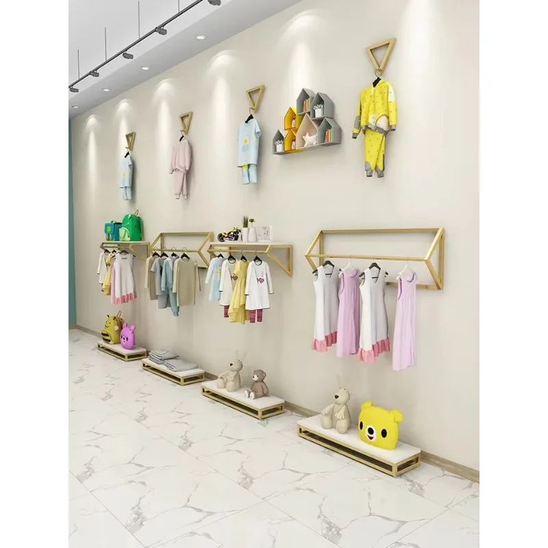 Custom .Custom.Kid Clothes Shop Design Kids Jumpsuit Clothing Accessory Store Interior Design Display
