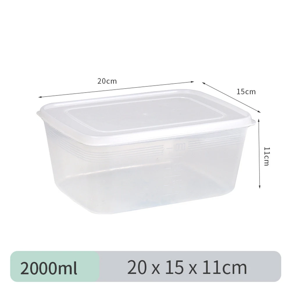Food Storage Storage Box Transparent Kitchen Organization Vegetable Food Organization 20 15 9cm Modular Design 24 17 11cm