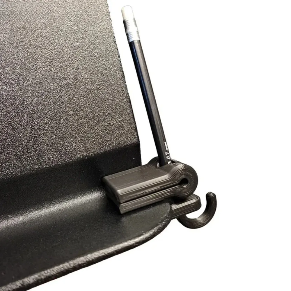 

Musical Instrument Music Stand Clip Clip Mount Sheet Music Folding Bow Hook Organizer Brass Instruments with Pencil Clip