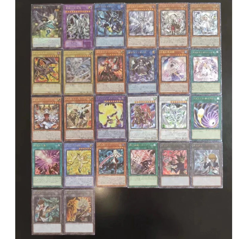 

Ю-Ги-О! своими руками 26 шт. Флэш-карта аниме голубые глаза белый дракон Юги Муто UTR Коллекционная карта мультяшная подпись карта Рождественский подарок