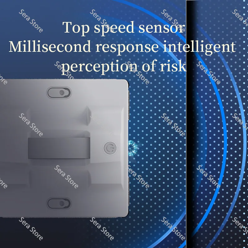 Glass cleaner square window cleaner robot double water spray automatic intelligent planning
