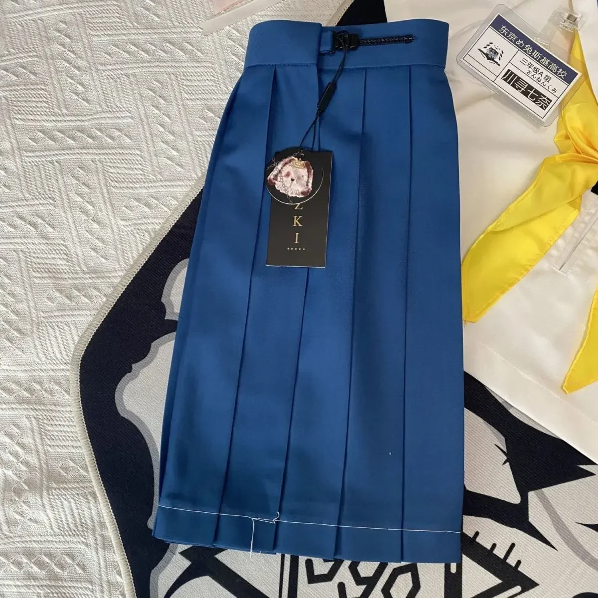 Basic JK Blau Dreizeilige weiße Matrosenanzüge Japanische Schuluniformen für Mädchen Sets Faltenrock Fuku Anime Cos Kostüme Damen