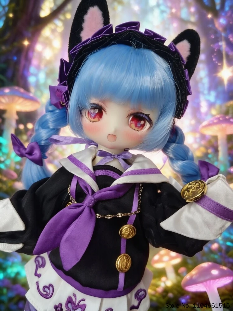 New Genuine Tinyfox Mjd 1/6 Doll The Story Of Jinku Violet Bjd Doll Movable Joint Figure Cloth Wig Cute Collection Ornament Toy
