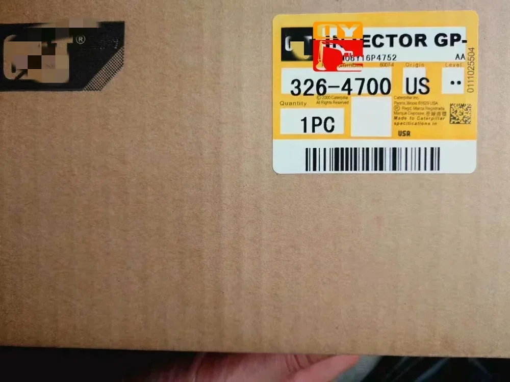 Genuine Excavator 320D 321D Engine Spare Part C6 C6.4 Injector 326-4700 3264700 Injector