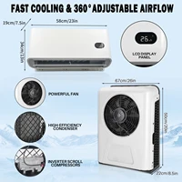 Treeligo 10500BTU voiture électrique Parking refroidissement climatiseur 12 V/24 V Split Air AC unité pour camion caravane camping-car Van RV 4