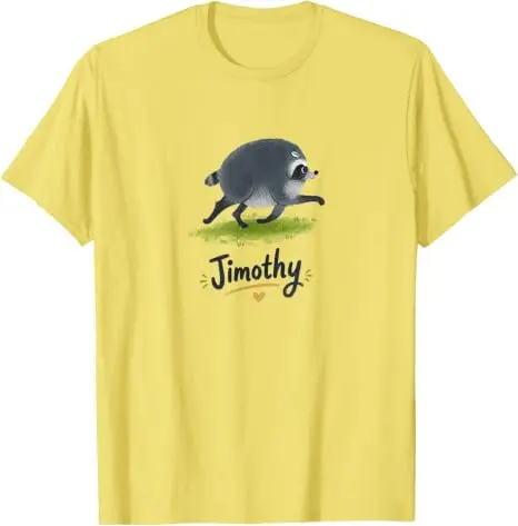 Jimothy Raccoon I Shaped Like Ball Short Spine Lustiges Geschenk-T-Shirt Y2k Trash Panda Wildlife Graphic Saying Tee HOT JIMOTHY Summer – Detail 27