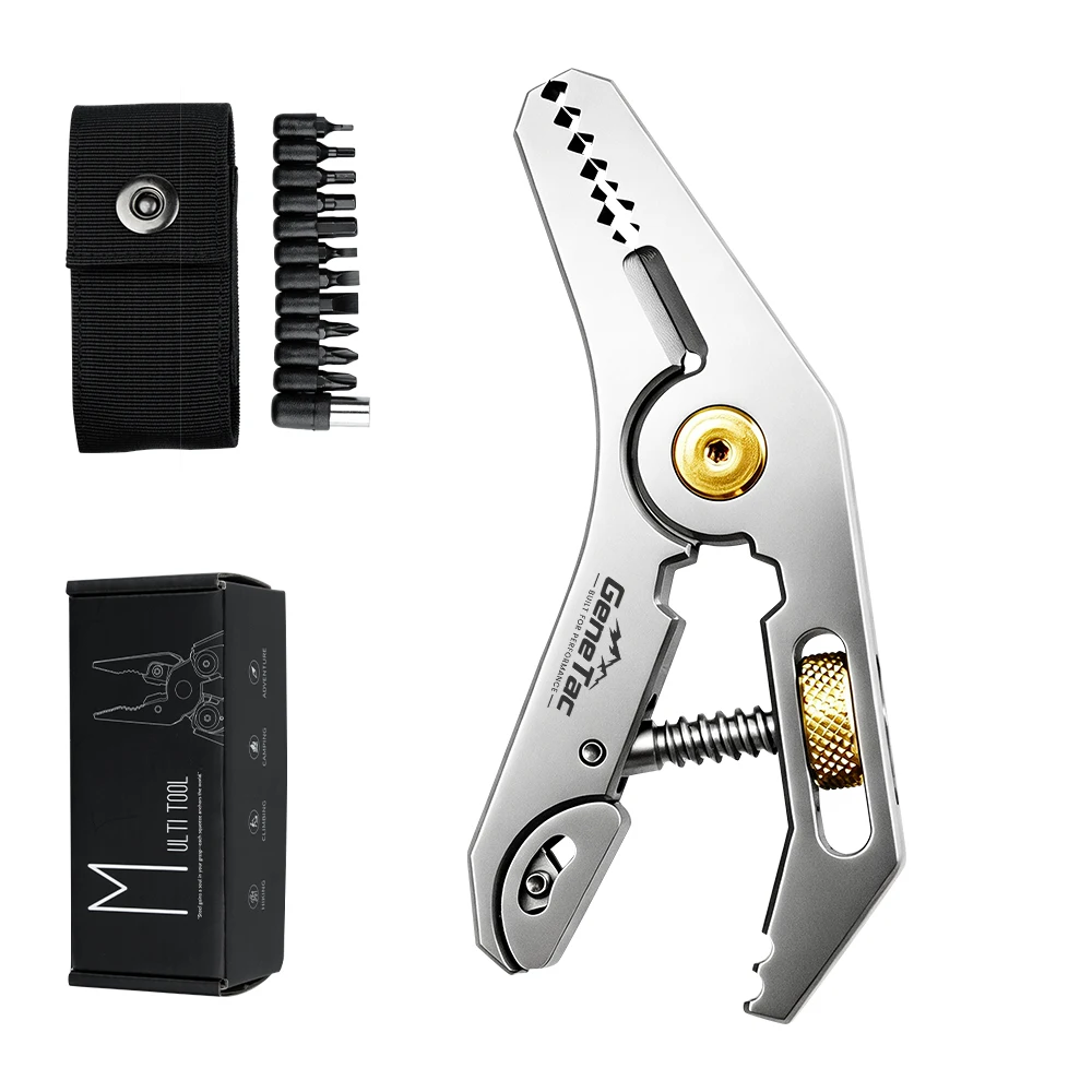 5-in-1 Edelstahl Multifunktions-Taschenwerkzeug Schraubenschlüssel Zange Schraubendreher EDC Überlebensausrüstung für Camping Outdoor DIY Heimreparatur – Detail 11