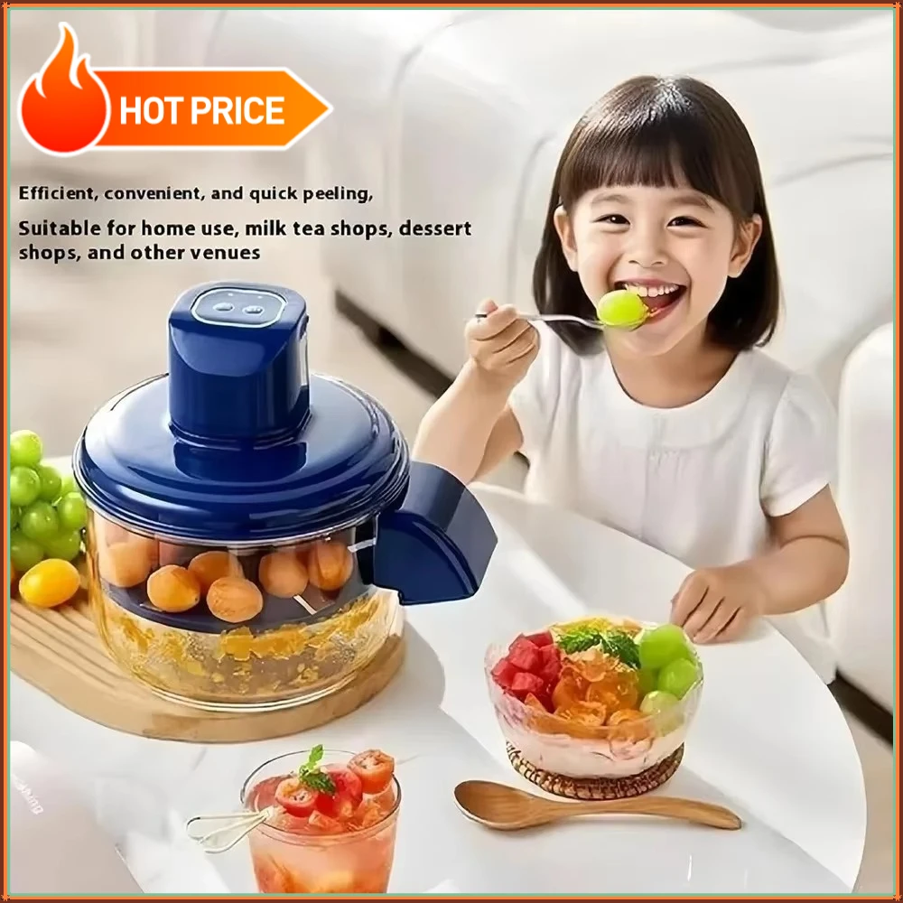 Rechargeable Automatic Electric Fruit Peeler Intelligent Vegetable Peeler Portable Household Grape Peeling Machine KitchenGadget