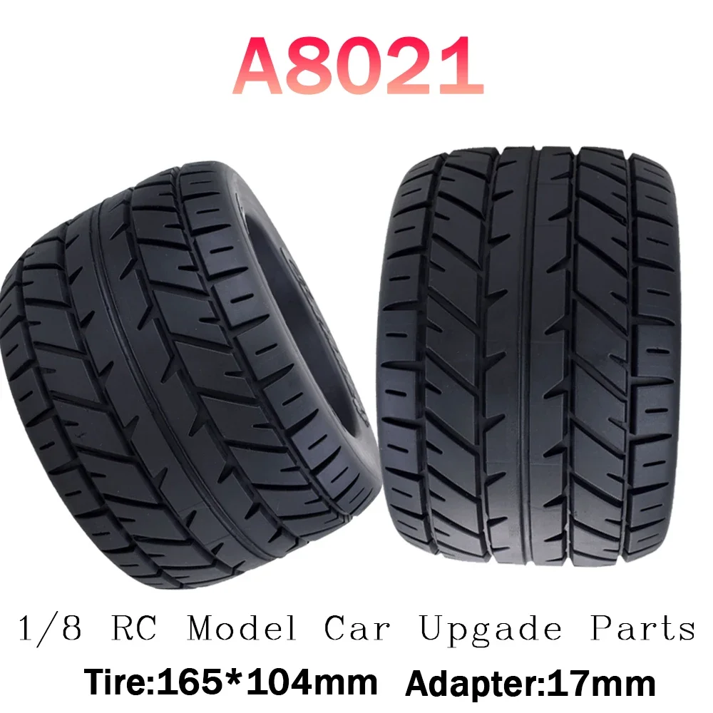 165 * 104mm A8021 1/8 Large Foot Car Tire  Wheel Frame Inner Diameter 93mm Hex Joint 17mm for RC Car
