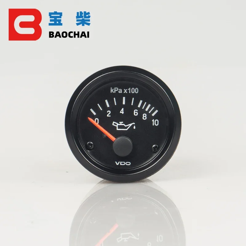 Oil Pressure Gauge VDO Meter 12V 24V 0-500kPa 0-25bar Car Accessories  Engine Parts