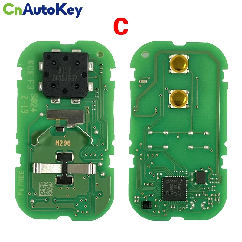CN007382 433MHz 49 ชิป FCCID R58U0 R58U2 กุญแจรีโมทอัจฉริยะแบบไร้กุญแจสำหรับรถยนต์โตโยต้า 2 ปุ่ม
