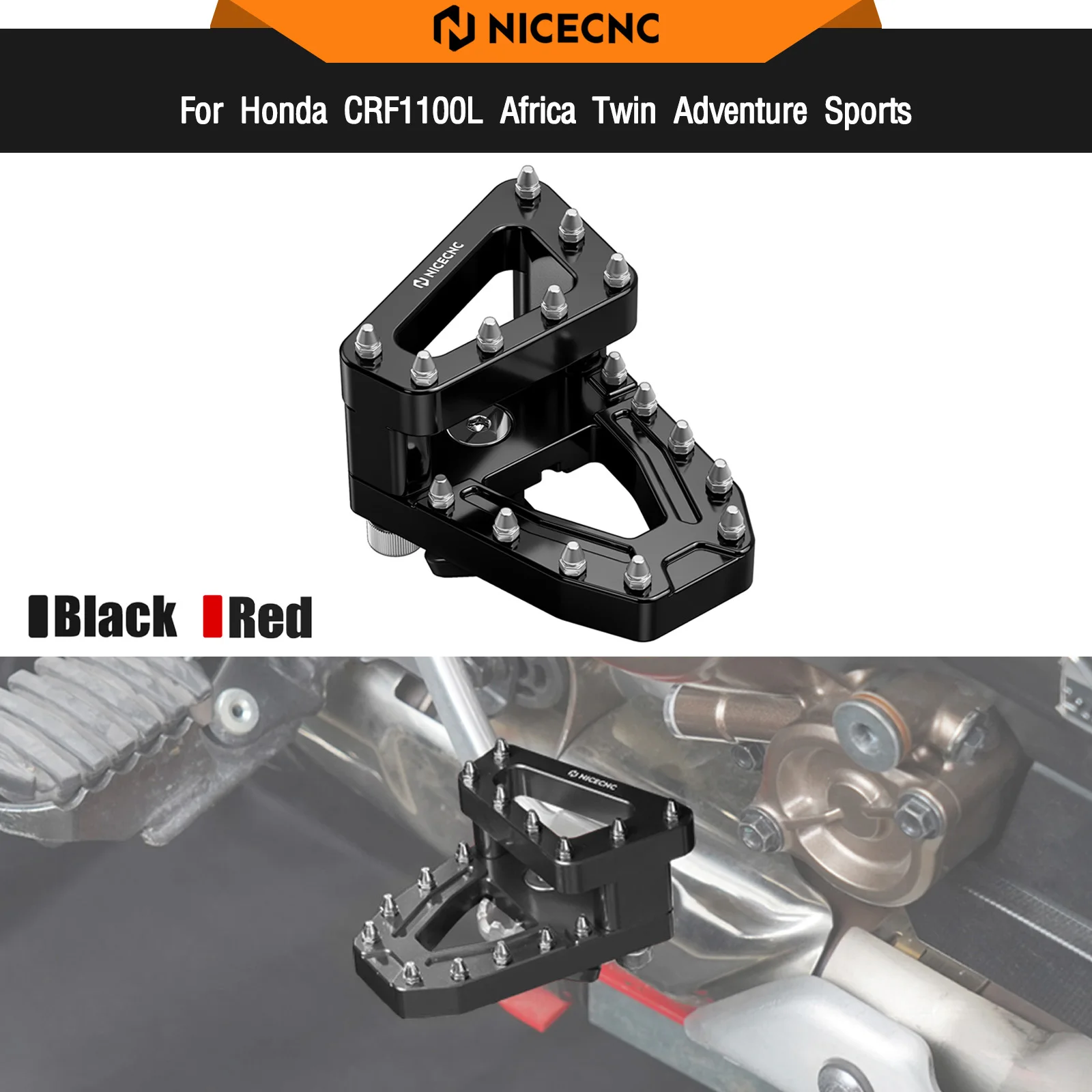 

For Honda 2020-2025 CRF1100L Africa Twin CRF1100L Adventure Sports Brake Lever Pedal Extension CRF1000L Adventure Sports 2016-19
