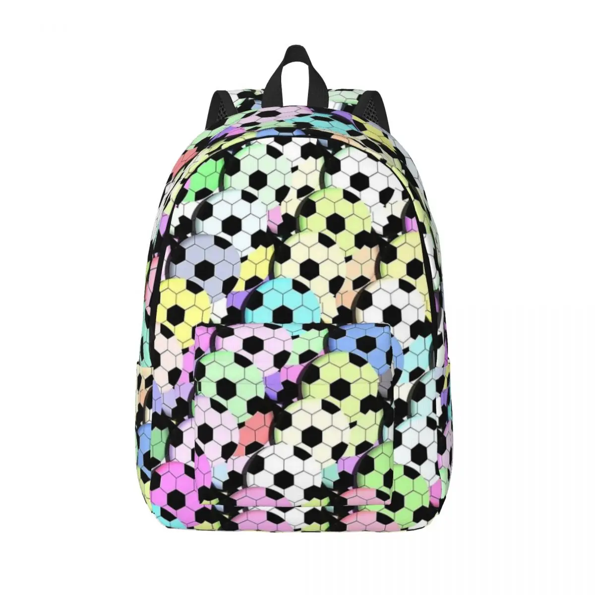 Cool Football Soccer Balls Colorful Backpack Boy Girl Kids Student School Bookbag Soccer Lover Sport Daypack  Kindergarten Bag