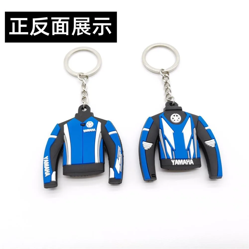 3D Motorcycle Accessories Motorcycle KeyChain Rubber Motorcycle Key Chain Yamaha R1 R3 R25 Mt-09 XMAX 300 125 X XMAX250 Keychain