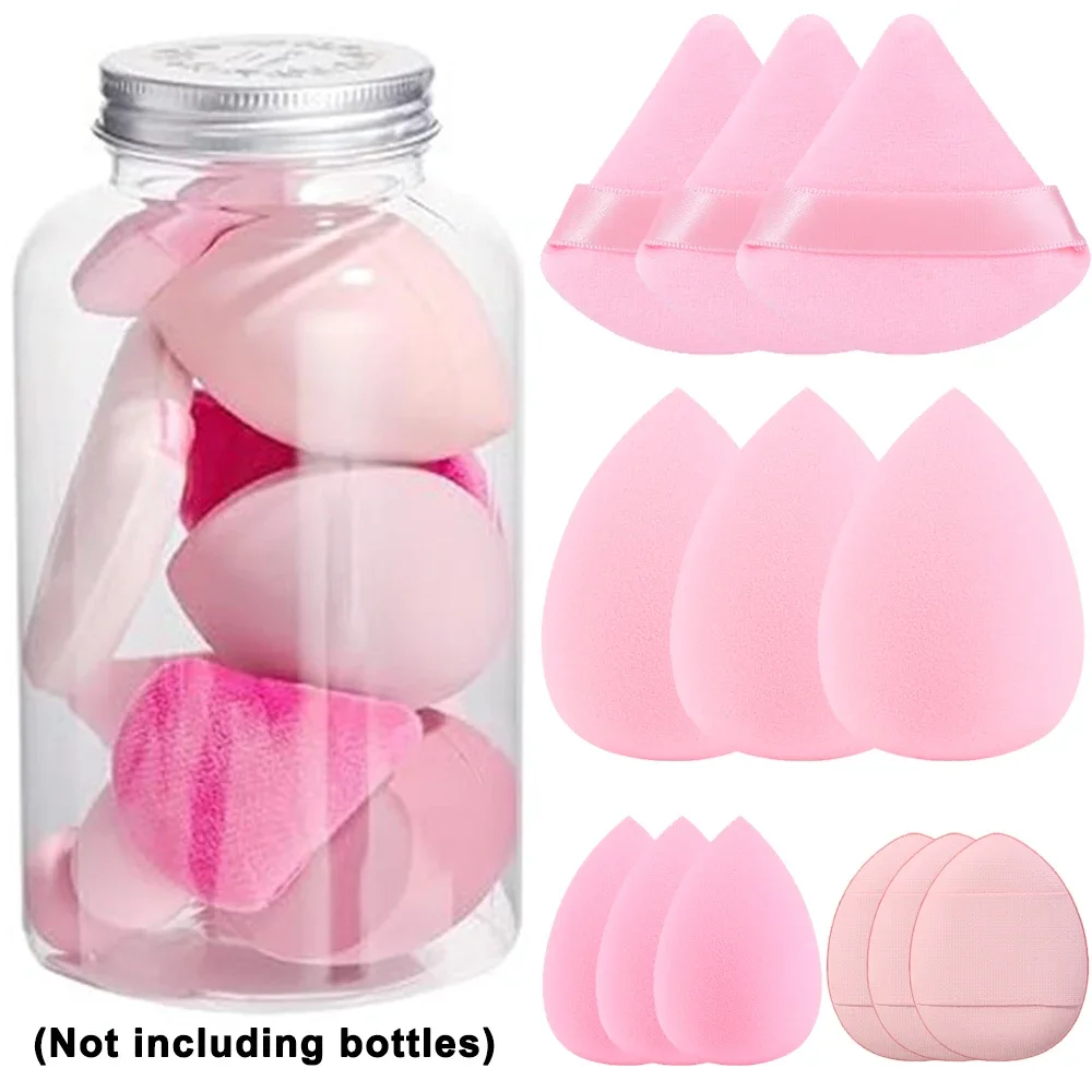 12 Stuks Make-Up Spons Puffs Schoonheid Ei Zachte Cosmetische Puff Foundation Sponzen Poeder Puff Vrouwen Make-Up Accessoires Beauty Tools