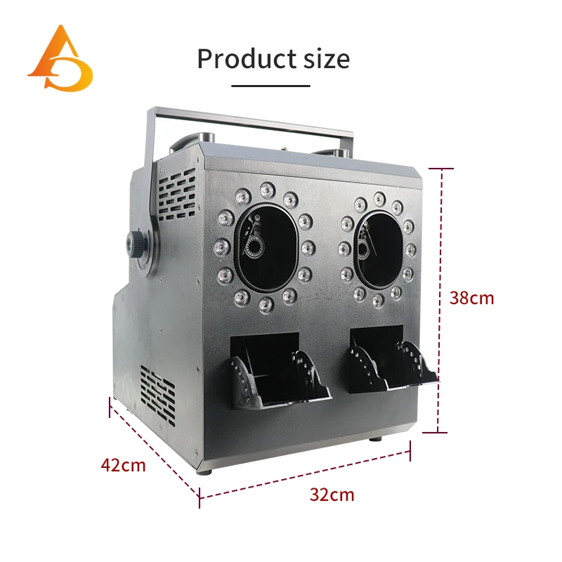 900W Remote DMX 2 Ways LED Smoke Bubble Machine  Fog Bubbles Blower For Wedding Party Stage Events Theatrical Performance