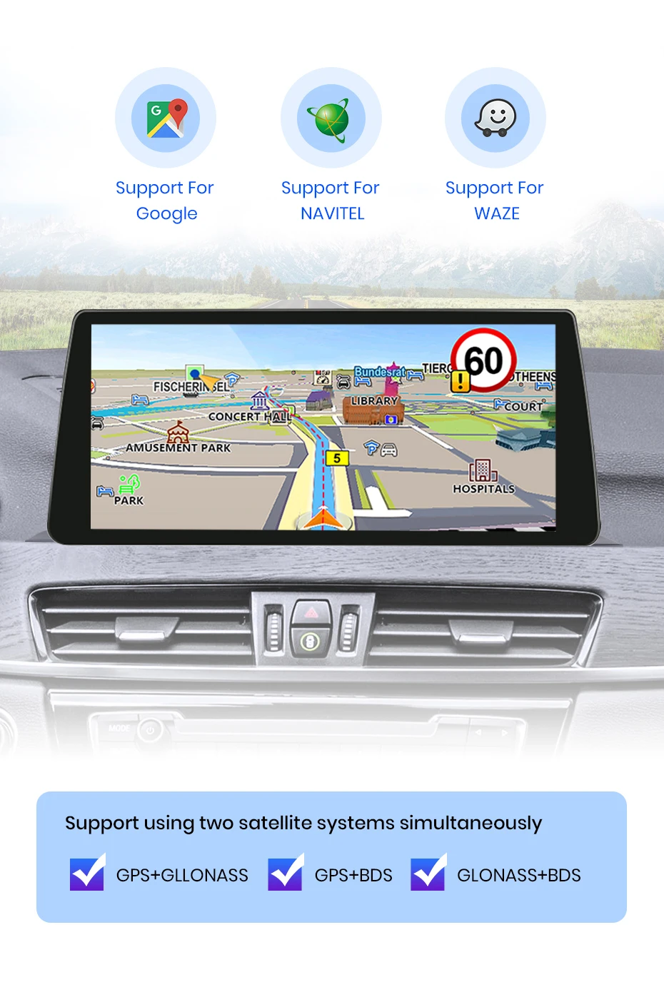 Junsun 12,3 zoll CarPlay Auto Radio Multimedia Für BMW X1 F48 X2 F49 2013-2020 NBT EVO System 4G WiFi Drahtlose Android Auto Stereo – Detail 13