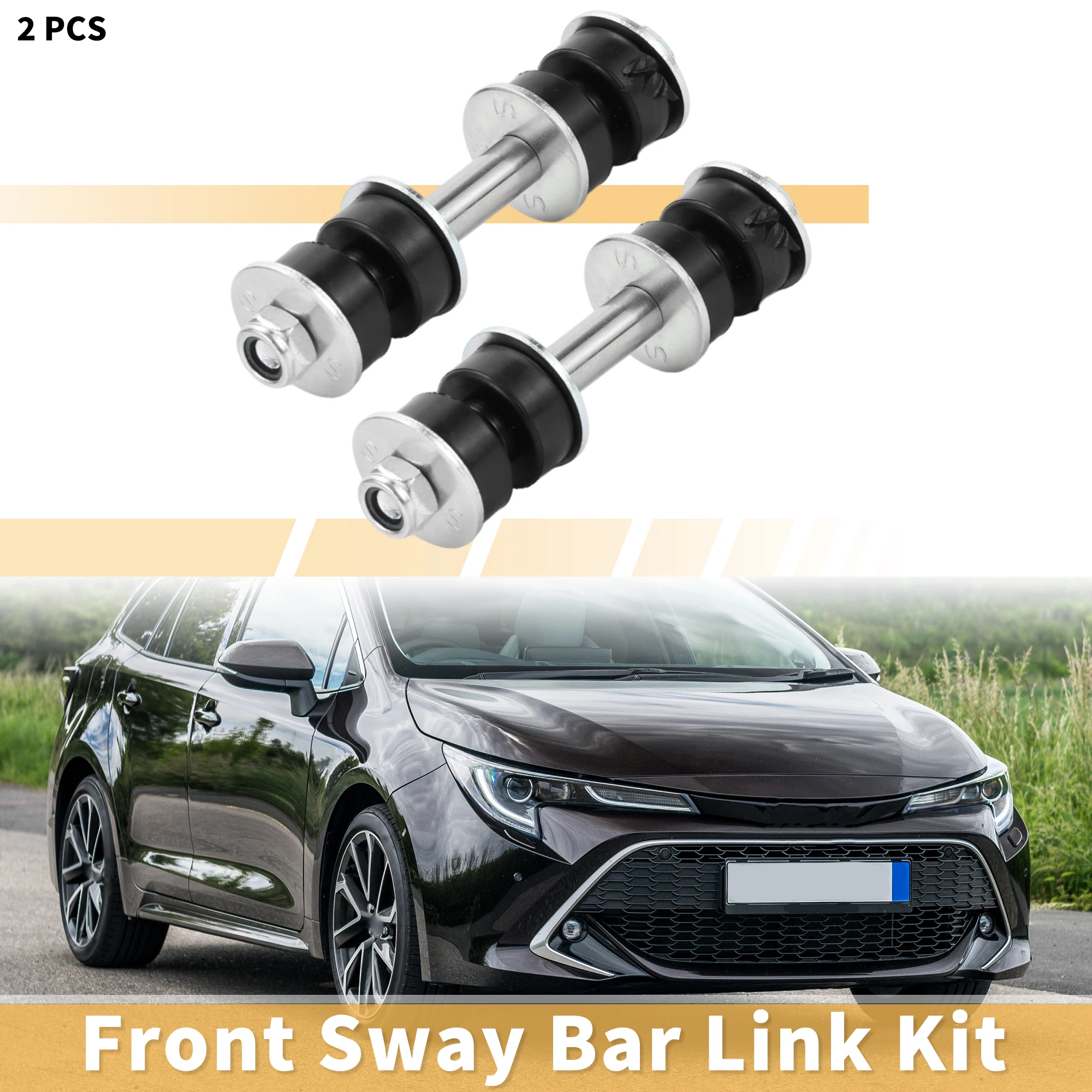 

UXCELL 2 шт. автомобильный передний стабилизатор поперечной устойчивости для Toyota Echo 2000-2005 No 4881952010