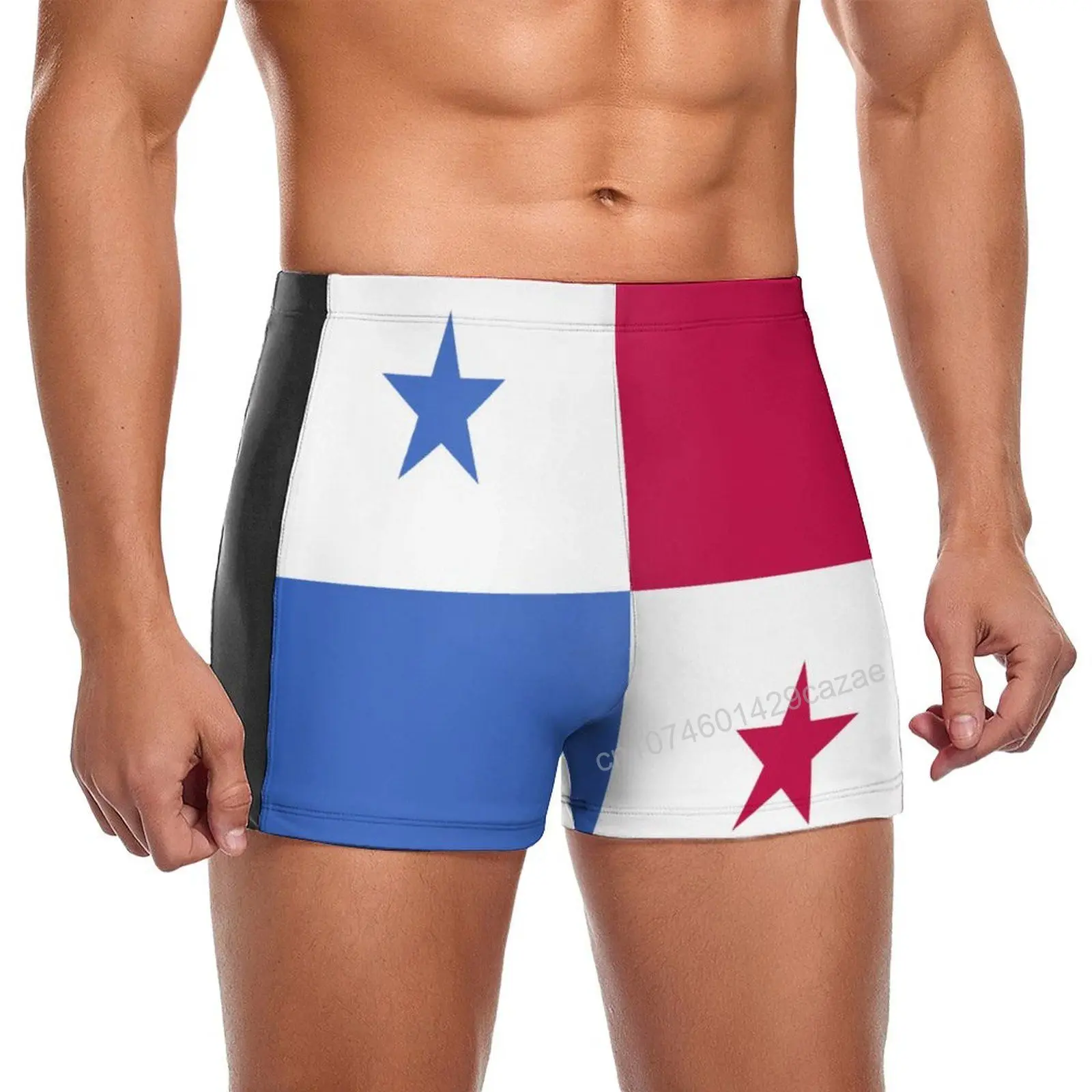شورت سباحة بعلم بنما شورت سريع الجفاف للرجال هدية صيفية قصيرة على الشاطئ