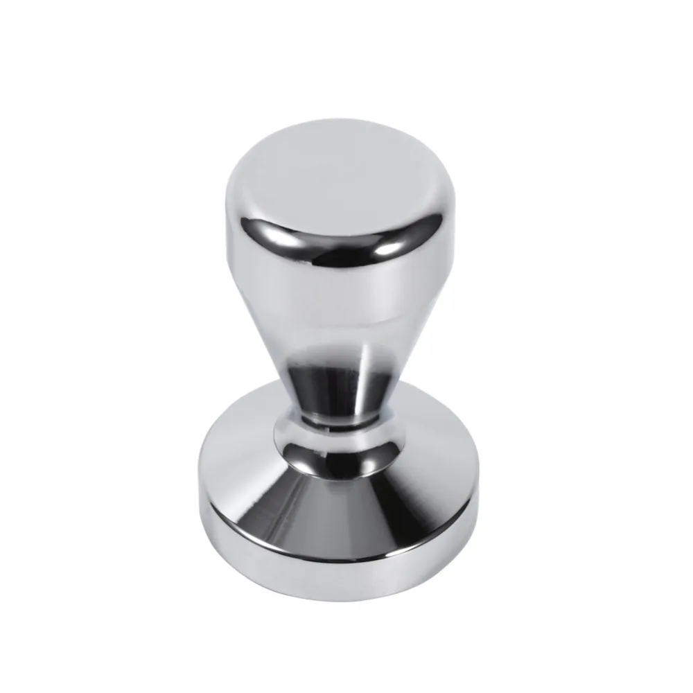 Stainless Steel Espresso Tamper Flat Base Stainless steel Coffee Tamper 51mm Diameter Calibrated Tamper Barista