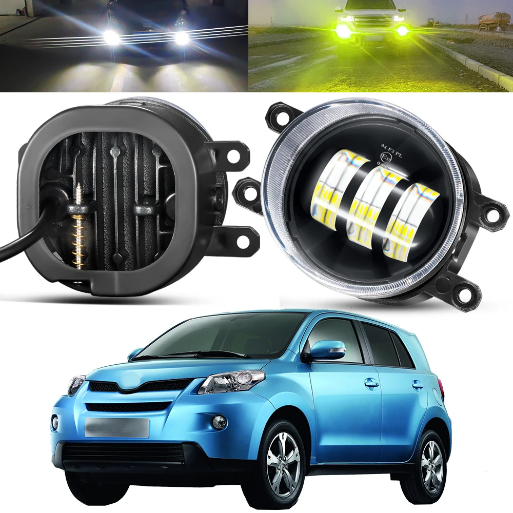 2 X 30W 6000LM Fog Light Assembly For Toyota Urban Cruiser (_P1_) 2007-2016 Car LED Fog Daytime Running Lamp DRL H11 12V