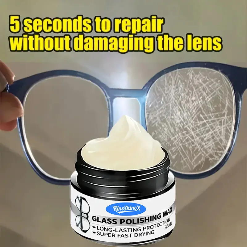 Multifunctional Lens Scratch Repair Wax Glasses Polish-frame Care Repair Lotion Restores Clarity