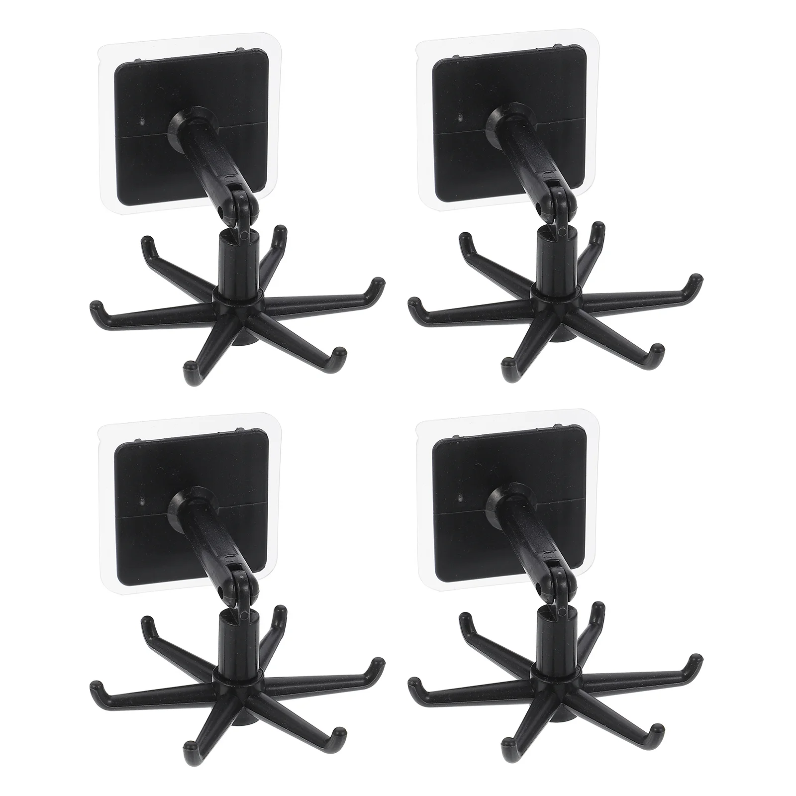 

4Pcs Rotatable Utensil Hanger Kitchen Multi-Claw Storage Mounted Spatula Spoon Holder Utensil Hanger