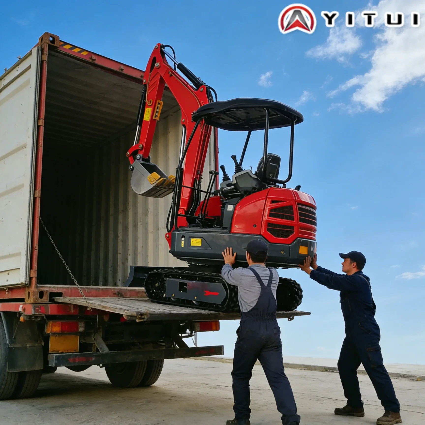 Customized 1.2 Ton Mini Excavator Multifunctional Mini Digger with 3-in-1 Bucket for Digging, Loading & Grading Tasks