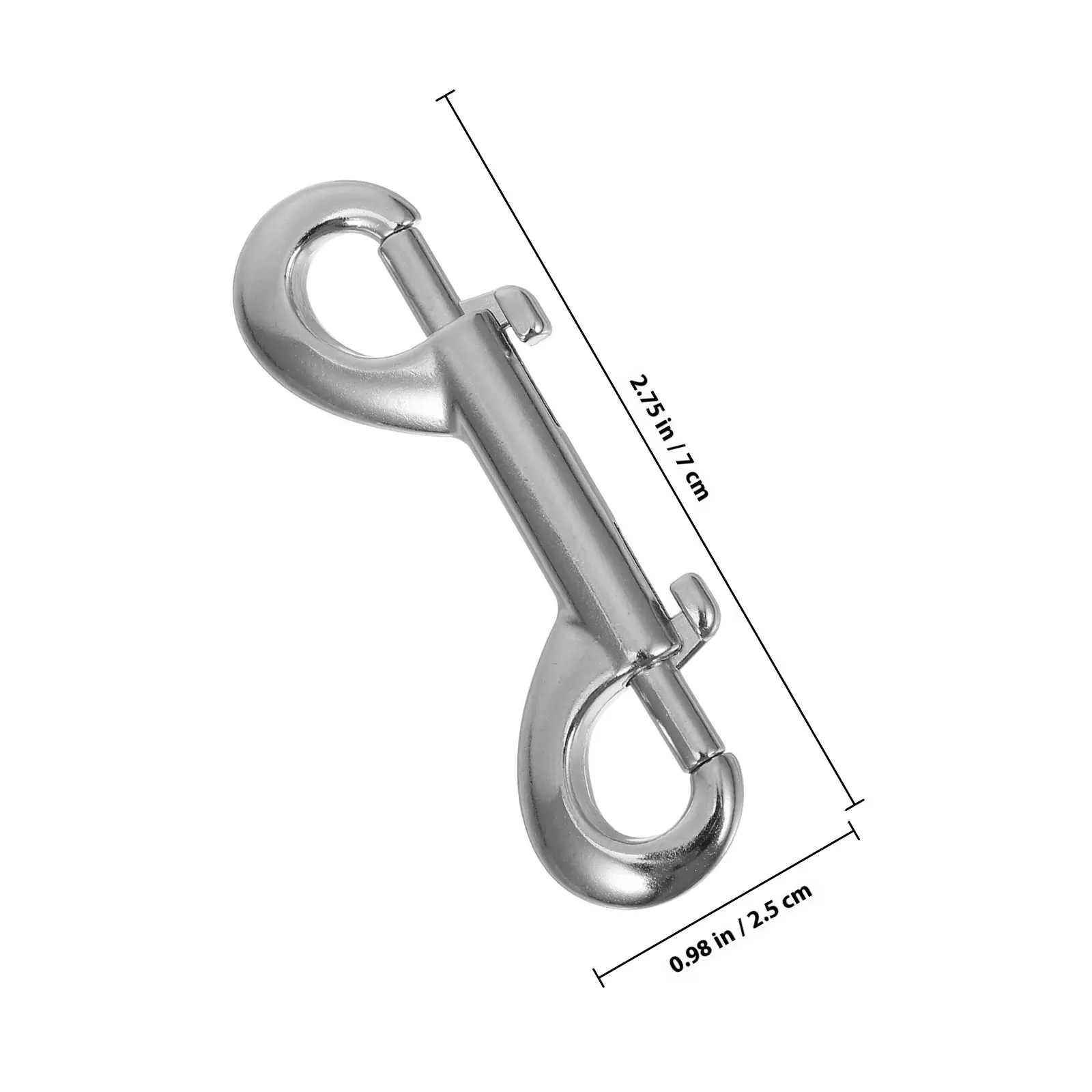 10Pcs Double Ended Bolt Snap Hooks Zinc Alloy Heavy Duty Snap Clips for Dog Leash Trigger Clips Keychain Accessories