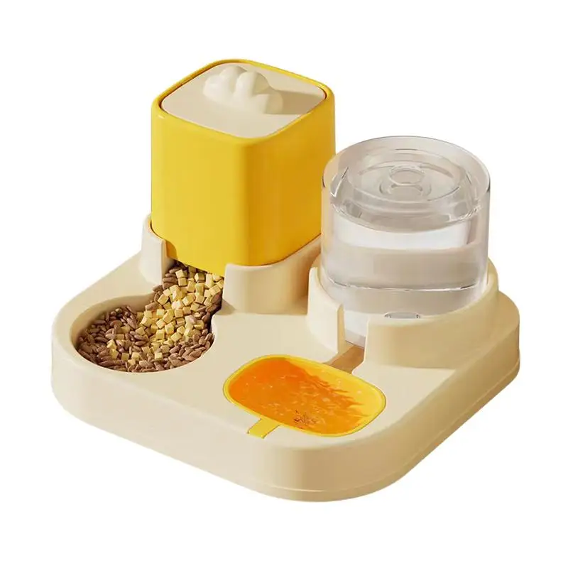 

Automatic Feeder Pet Food Dispenser Gallon Capacity Waterer And Bowl Kitten Feeding Station For Indoor Outdoor Travel