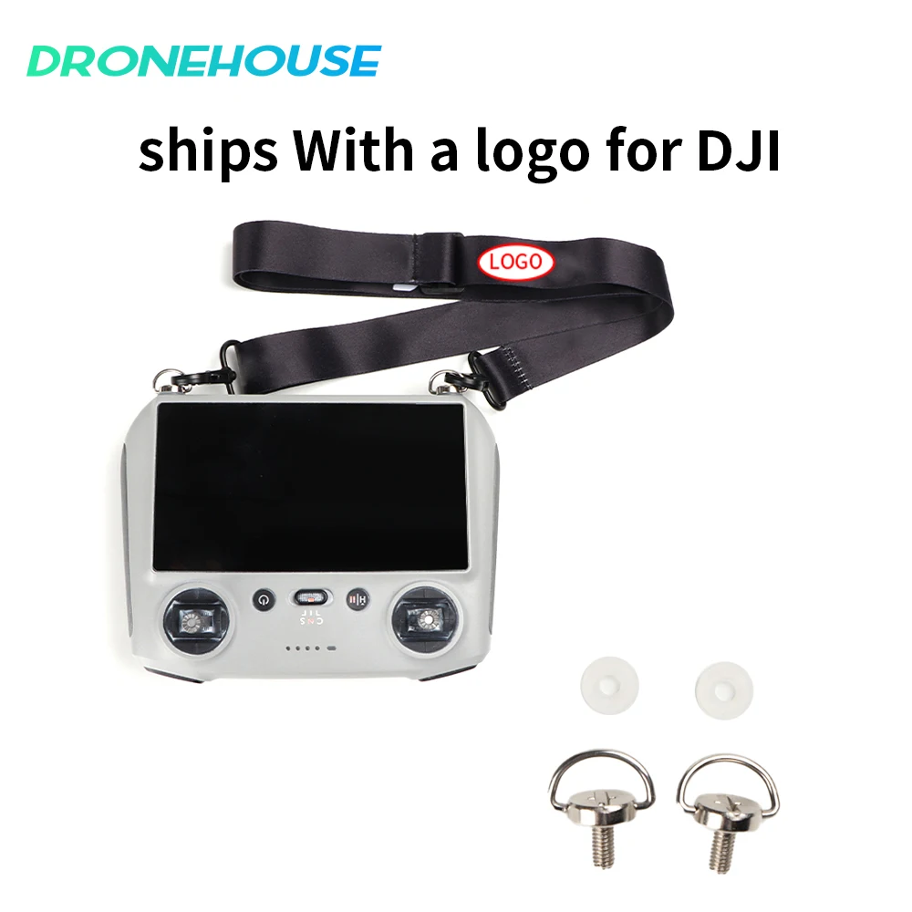 حبل عالمي لجهاز التحكم عن بعد RC/RC 2/RC Pro حزام رقبة قابل للتعديل لـ DJI Flip/Neo/Air 3S/Mini 4 Pro/Mavic 3 ملحق