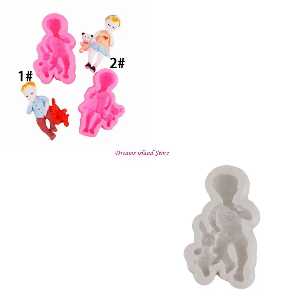 

Silicone Chocolate Green Bean Cake Mold Fondant Cake Candy Moulds for Decor HX6C