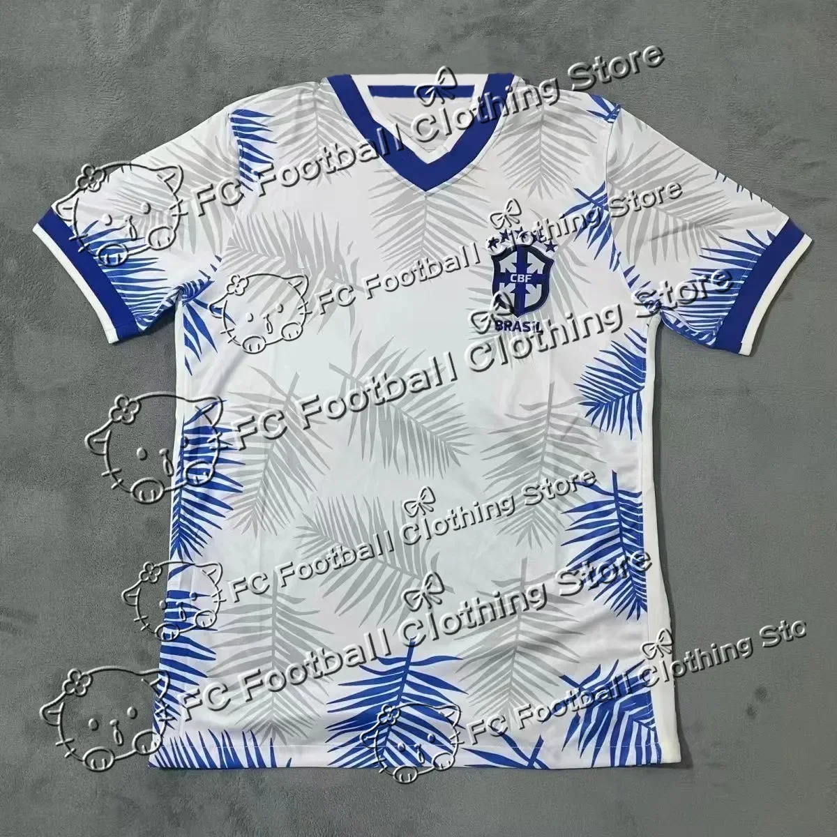 

Summer Men's T-shirts New Brazilian Football Jerseys Thailand Jerseys Sweat-absorbent Training Sports Boys and Girls Tops