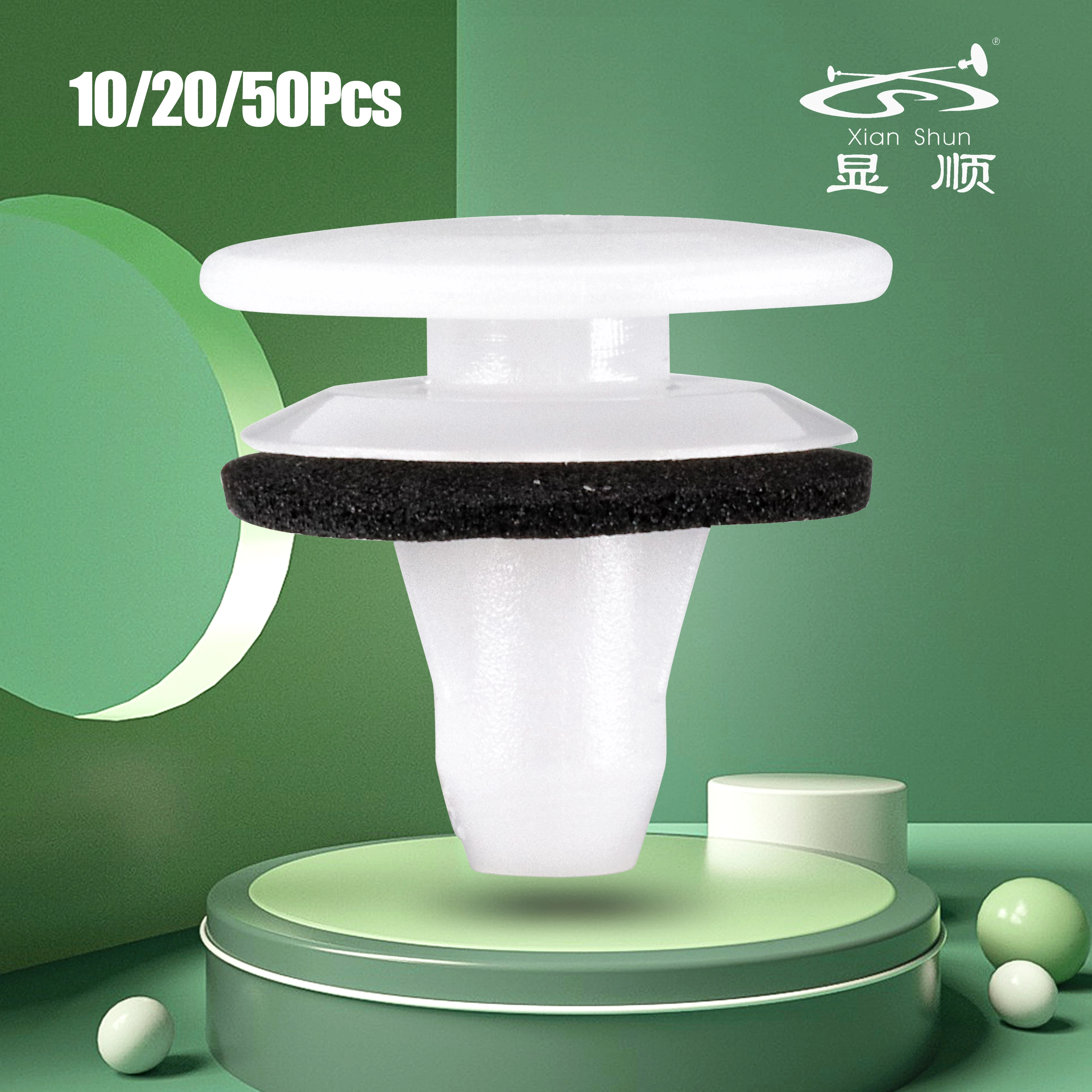 

10/20/50Pcs White POM Tail Light Interior Replacement Parts Car Fastening Clips Car Accessories For Hyundai 924852H000