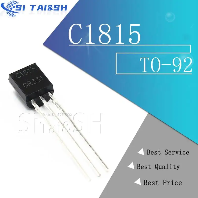 100PCS/Lot New C1815 2SC1815 c1815 2sc1815 Triode Transistor TO-92 NPN Wholesale Electronic