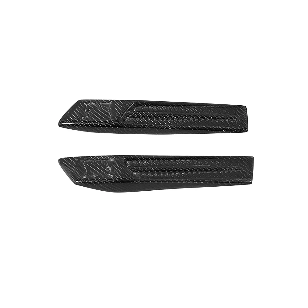 Carbon Fiber Car Interior Car Parts Side Fender Fin Vent Emblem Decorative Cover Body Kit For Nissan GTR R35 2008-2016