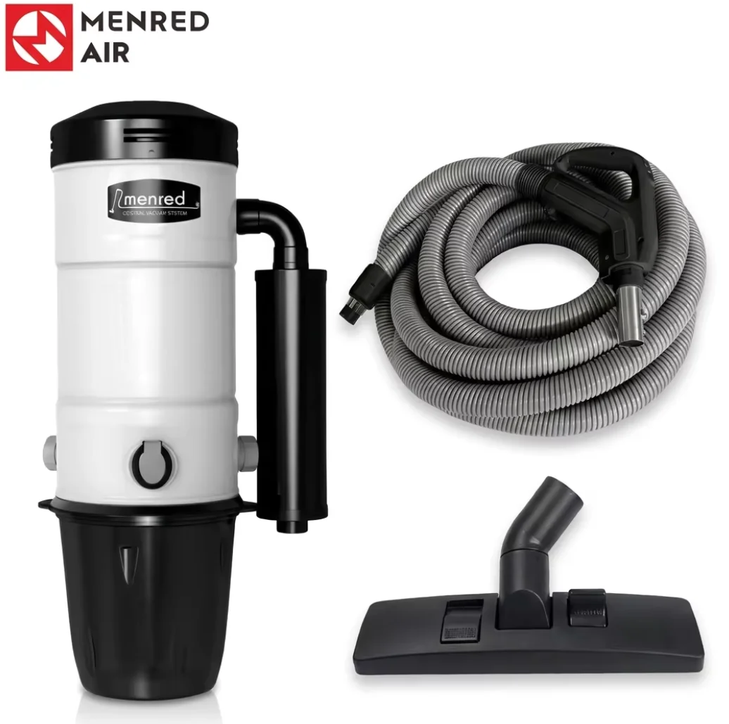 Ametek Motor Central Vacuum Cleaning System Electric Metal Dry 1800W 625AW High Suction For Whole House Villa 700m