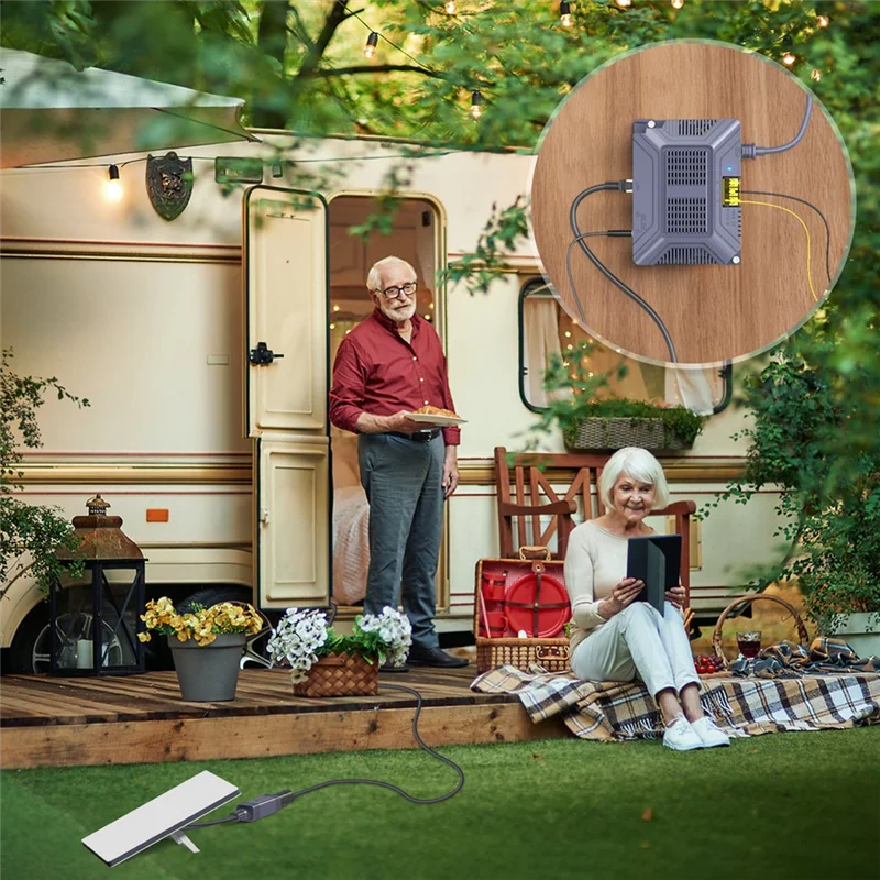 

For Starlink Mini 12V Adapter 180W 5 In 1 Adapter Kit ESD Shielded With DC 9-36V/200W Step Up Converter-A54R