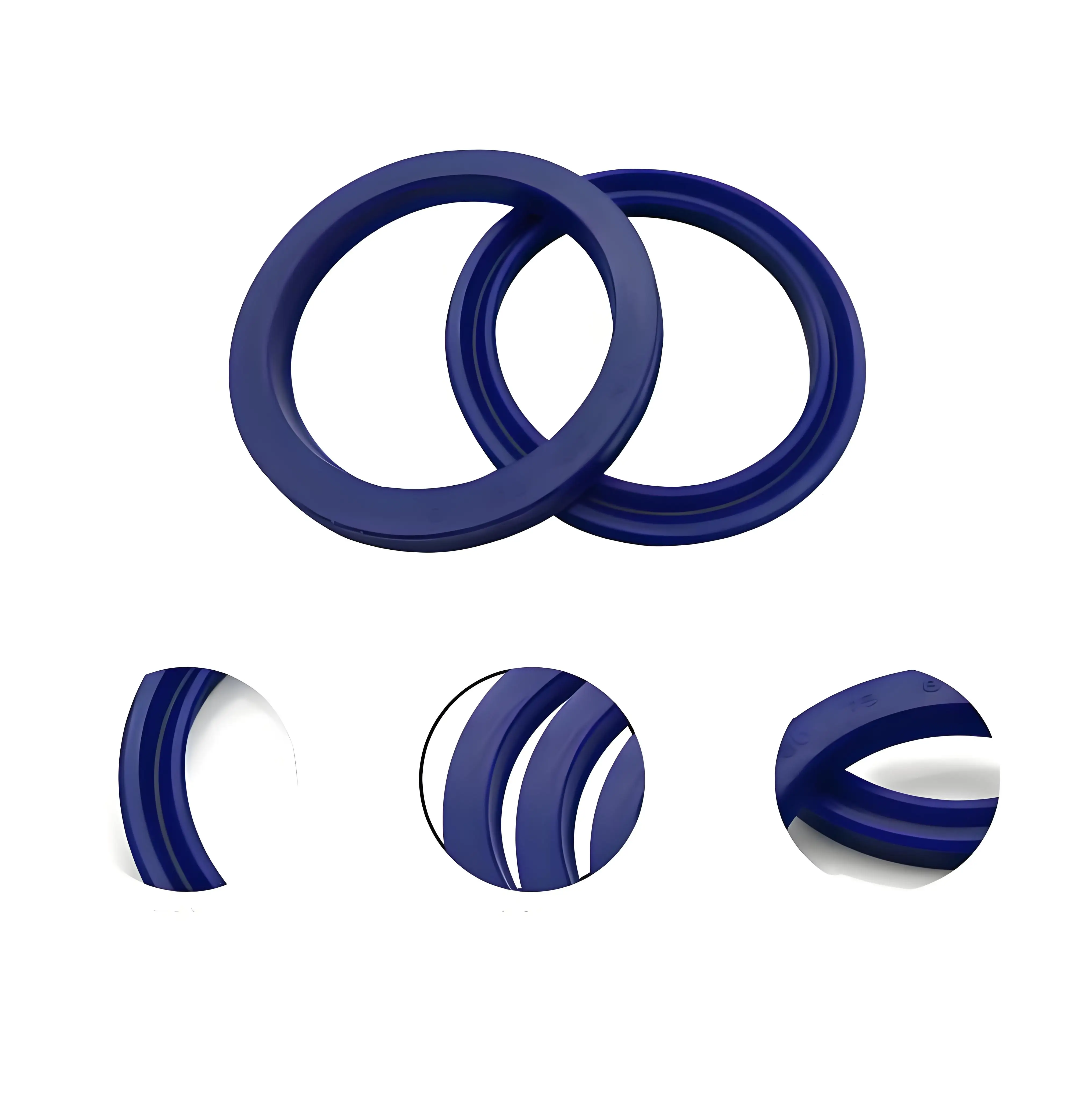 ID35mm-60mm Thickness 5mm-14.5mm UN/UHS/UNS Y Type Ring Polyurethane (PU) Hydraulic Oil Seal Cylinder Piston Sealing Ring Gasket