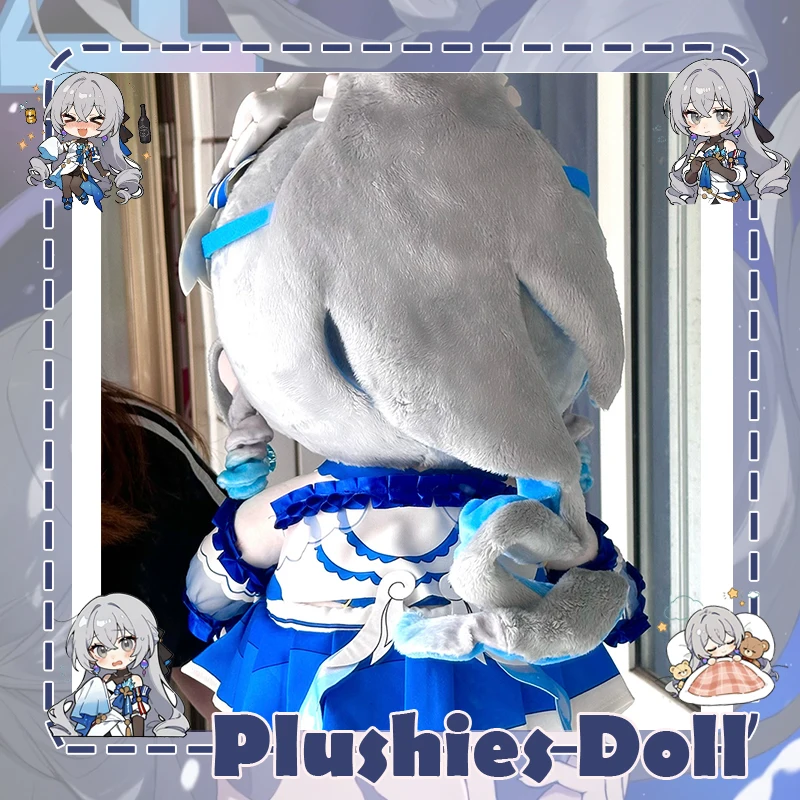 Gioco Honkai Impact 3 Bronya Zaych Peluche Bambola Herrscher of Truth Cotone Farcito Seduto Giocattolo Peluche Anime Cuscino Figura Regalo 40 cm