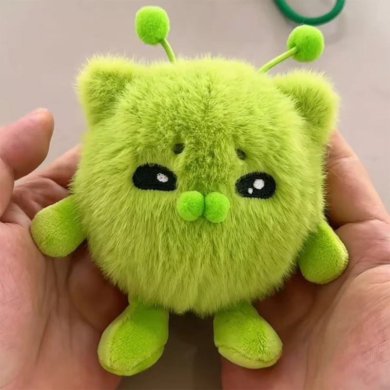Kawai Alien Cat Plushie Realistic Anime Game Merchandise Plush Toy Character Figure Doll Collection Item Holiday Gift For Frien