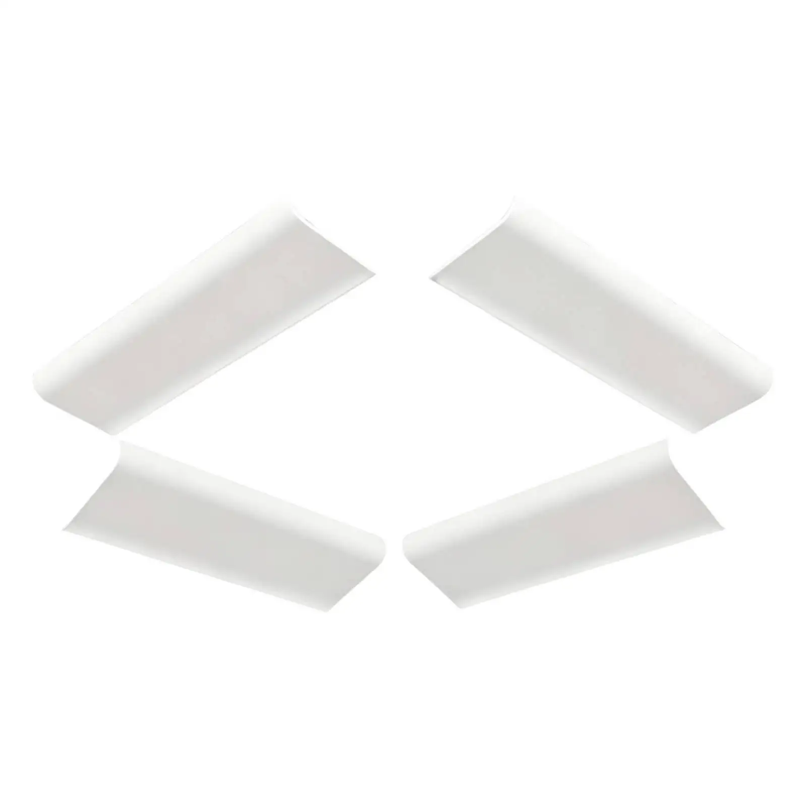 Ceiling Air Deflector for AC with Four Adjustable Panels Hook on Side Mount for Cassette Unit Office Bedroom Draft Prevention