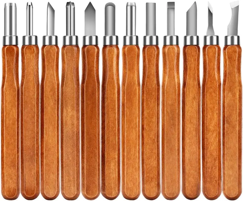 FEITA المهنية النجارة الخشب نحت إزميل سكين النحت سكين عدة للمبتدئين والمهن DIY الحرف Gouges