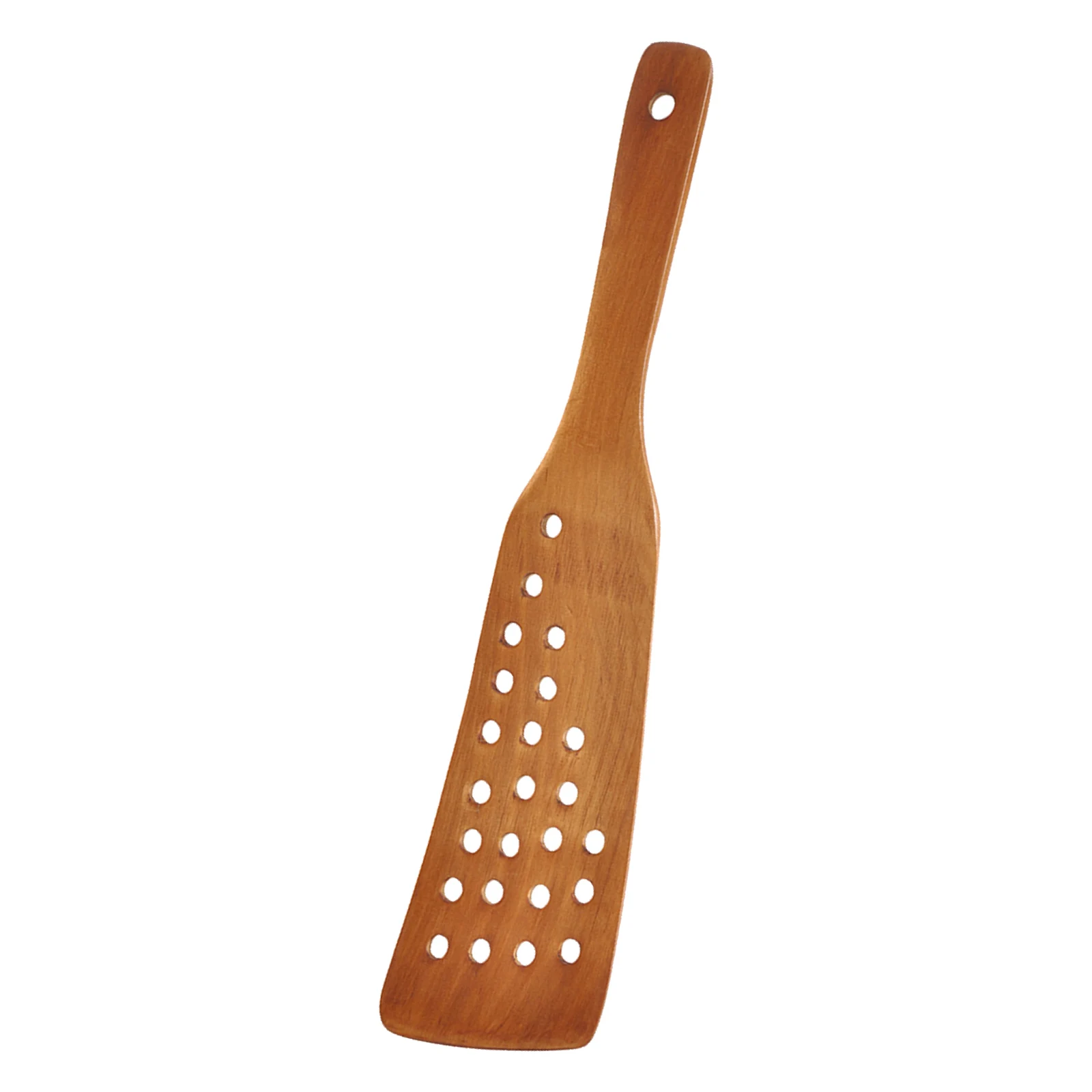 24-Hole Wooden Cooking Utensil Non-Stick Frying Stir-Fry Shovel For Home Restaurant Kitchen Practical Handmade Wooden
