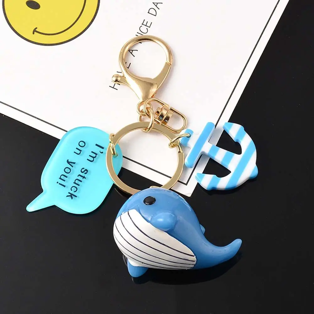 Accessories Three-Dimensional Gift Toy Jewelry Accessories Key Rings Dolphin Key Chain Whale Keychain Keyring Ornaments