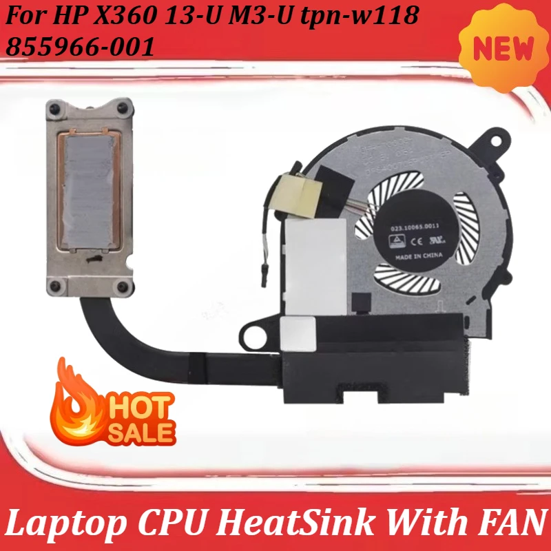 

Новый радиатор для процессора ноутбука с вентилятором для HP X360 13-U M3-U tpn-w118 855966-001